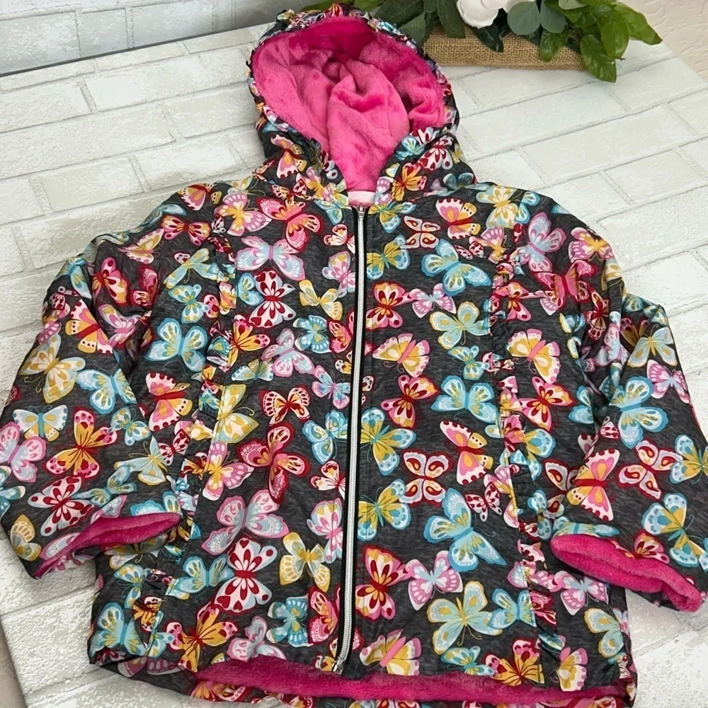 Penelope Mack Multicolor Butterfly Puffer Jacket
